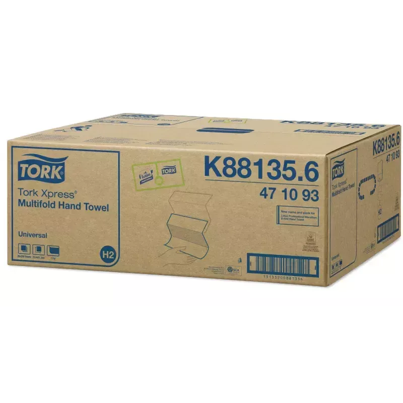 Papierové utierky Tork 471093 250 listov biele