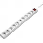 Hama 00137234 prepäťová ochrana biela 10 AC zásuviek 230 V 3 m