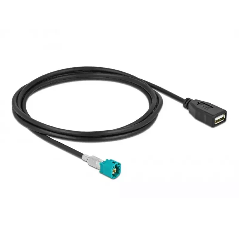 HSD Z konektor samec na USB 2.0 Type-A konektor samica kábel DeLOCK 90488