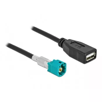 HSD Z konektor samec na USB 2.0 Type-A konektor samica kábel DeLOCK 90488