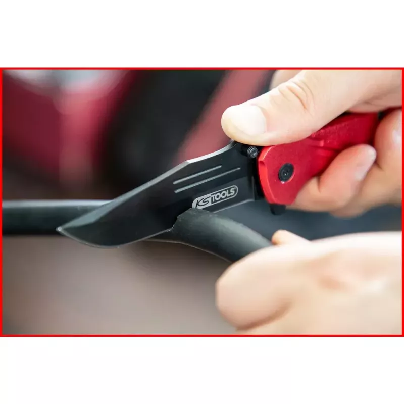 Vreckový nôž Camper/Scout KS Tools 907.2220 čierny červený