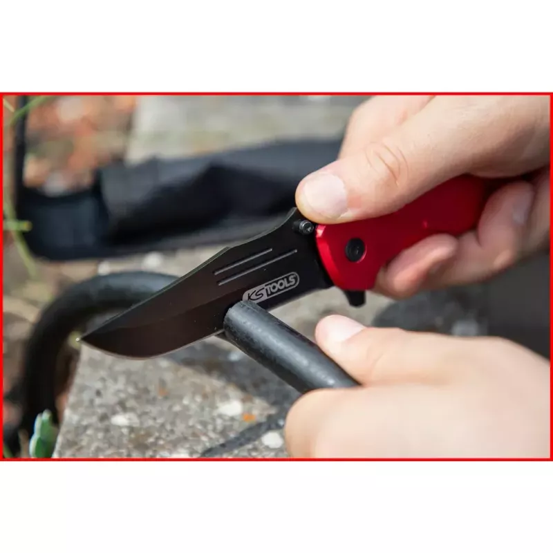 Vreckový nôž Camper/Scout KS Tools 907.2220 čierny červený
