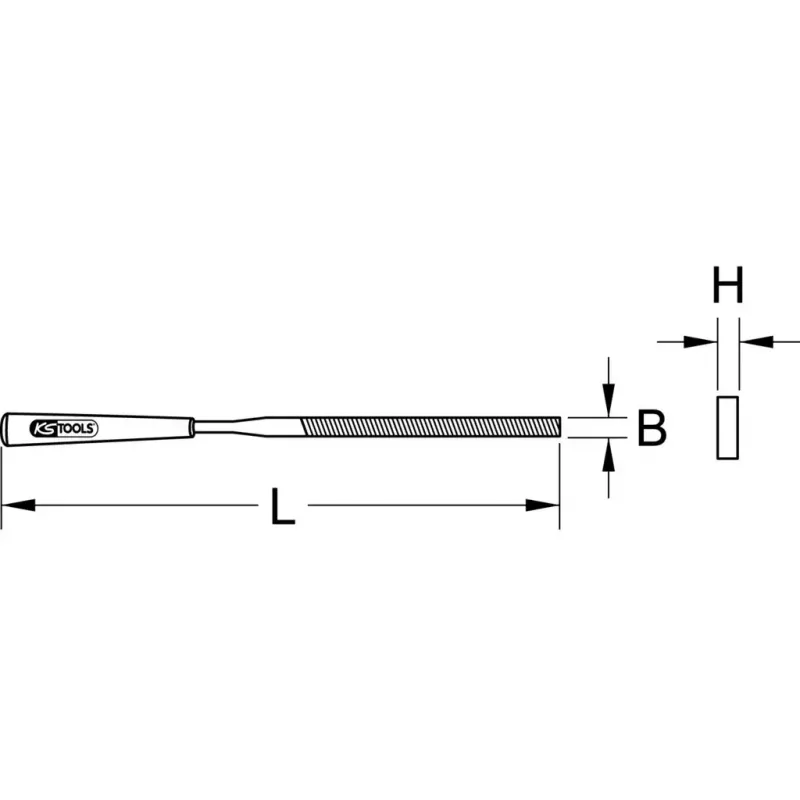 Pilník/rašpľa KS Tools 140.3051
