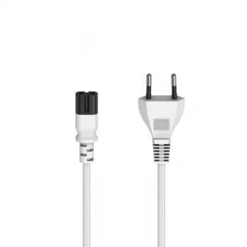 Hama 00223271 napájací kábel biely 1,5 m spojka C7