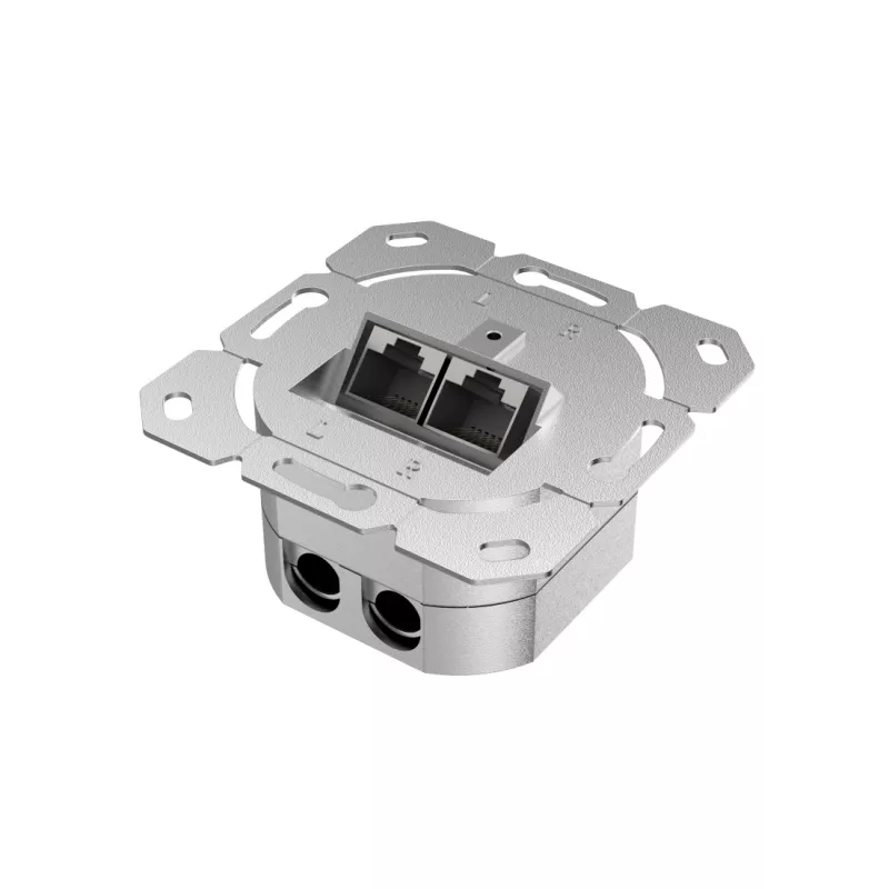 Hama 00200775 predlžovacia zásuvka 2 x RJ-45 biela