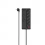 Hama 00223162 predlžovacia zásuvka 1,5 m 8 AC výstupov interiér čierna