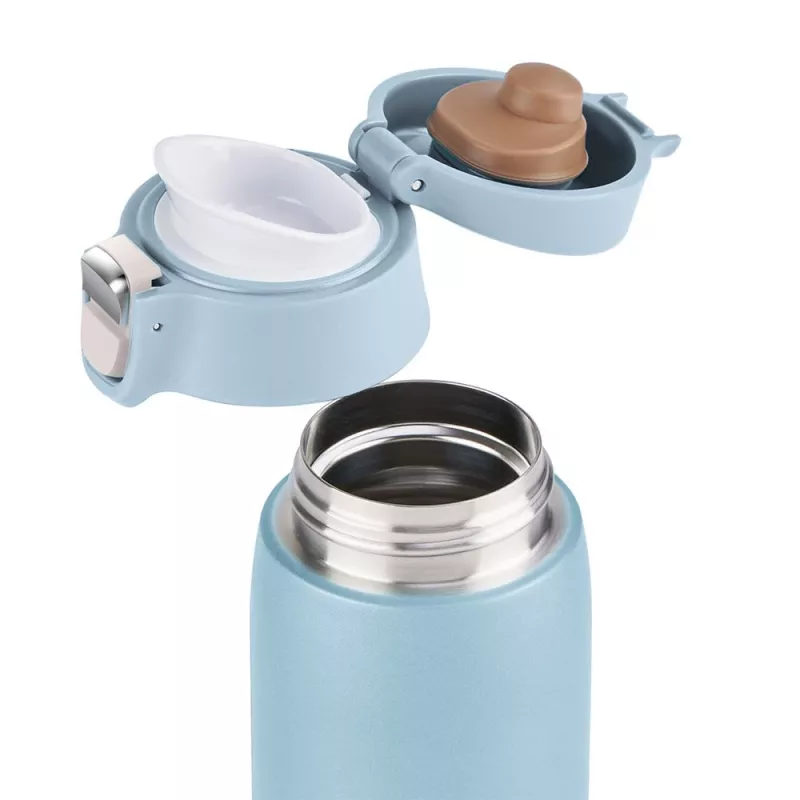 EMSA Light Mug 400 ml modrá nerezové veko polypropylén