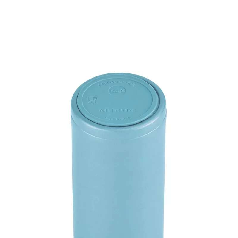 EMSA Light Mug 400 ml modrá nerezové veko polypropylén