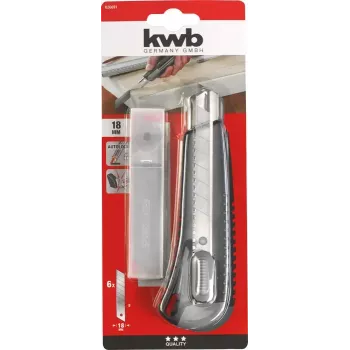 nôž KWB 026691 nôž s lámacími čepeľami 1,8 cm šírka čepele