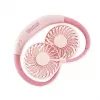 Unold ventilátor na krk Breezy Pink, ružový, 2 ventilátory, 8 h, ventilátor na krk, biely, 1 kus