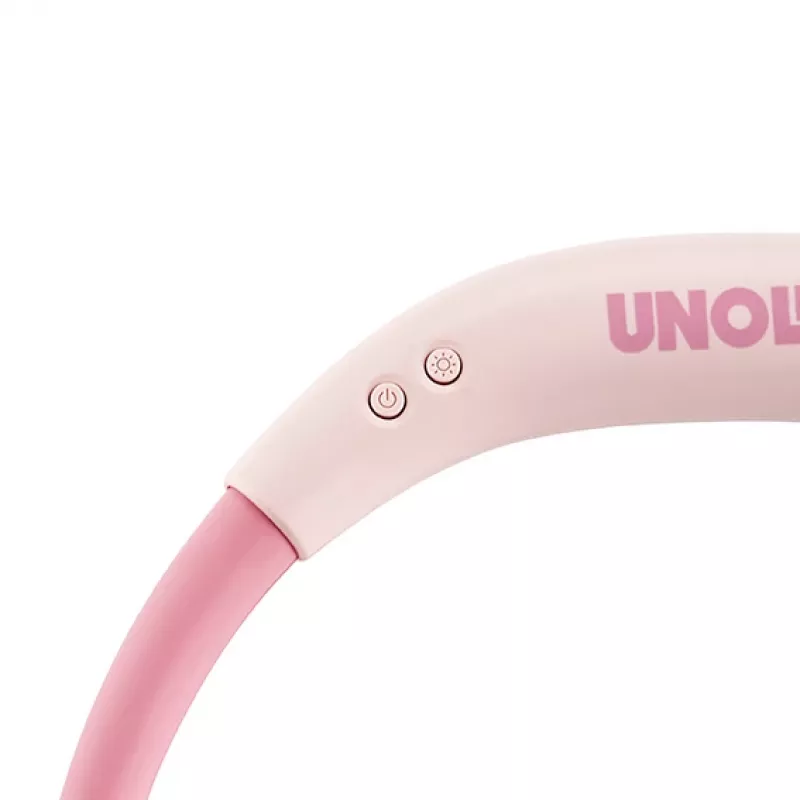 Unold ventilátor na krk Breezy Pink, ružový, 2 ventilátory, 8 h, ventilátor na krk, biely, 1 kus