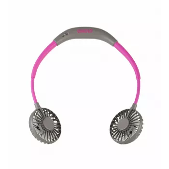 Unold ventilátor na krk Breezy Anthrazit, antracitová, fialová, 2 ventilátory, 8 h, ventilátor na krk, biela, 1 ks