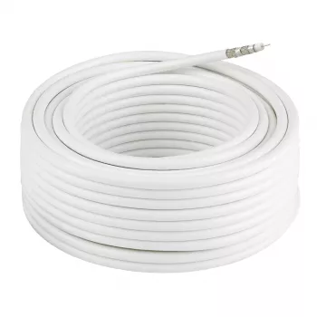 Koaxiálny kábel HAMA Classic Line 120 dB, 25 m, tienený TV/anténny kábel