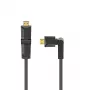 Hama HDMI kábel 1,5 m Type-A konektor samec na konektor samec 2.0b 18 Gbit/s čierny