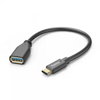 Hama 00125105 USB kábel USB 3.2 Gen 1 (3.1 Gen 1) 0,15 m USB A USB C čierny