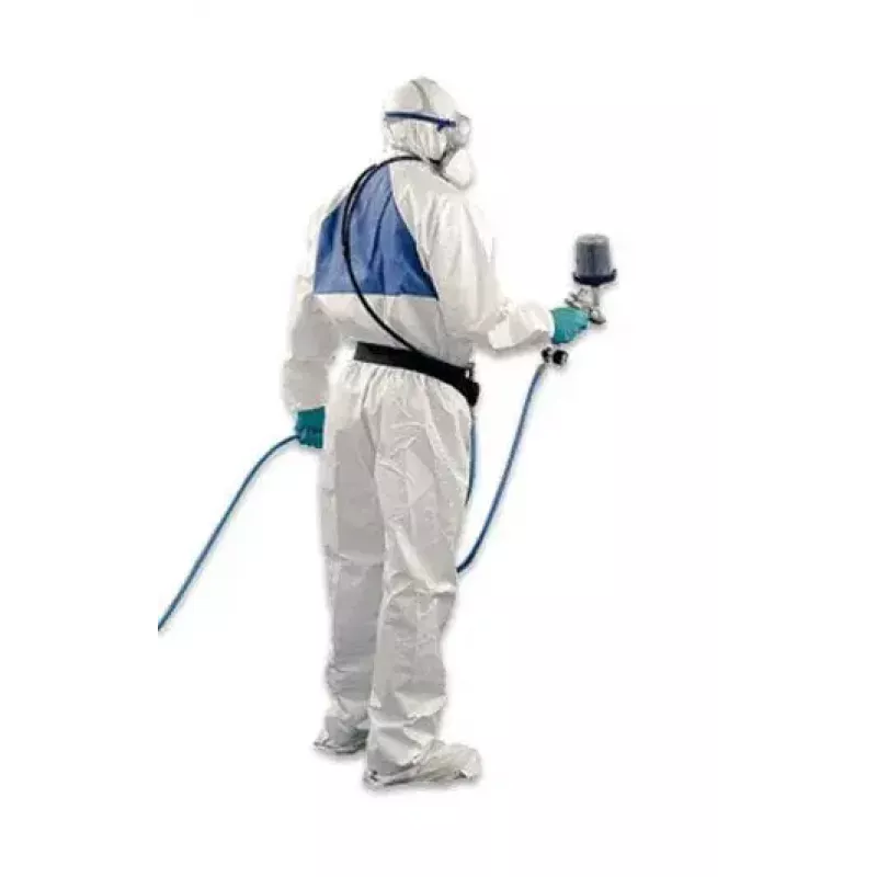 Ochranný overal 3M 4520 zelená biela 3XL dospelí SMS materiál