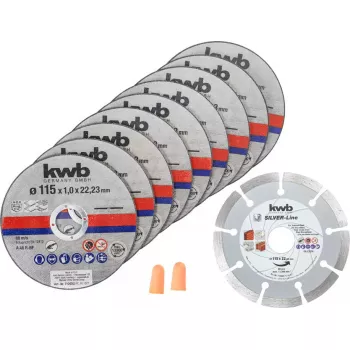 Rezný kotúč KWB 712032 pre hliník, nehrdzavejúcu oceľ, kameň 2,2 cm