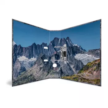 HERMA Stone krúžkový zakladač A4 sivý Q-krúžok na ukladanie 285x70x315mm