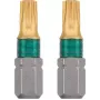 Skrutkovacie bity KWB 124215 2 ks Torx T15 25 mm šesťhran
