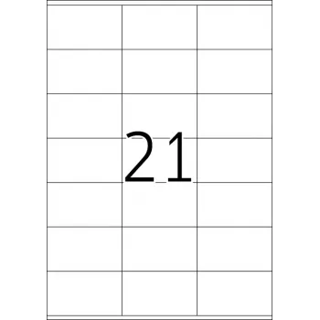 Etikety HERMA Premium A4 70x42 mm biela papier matný 2100 ks