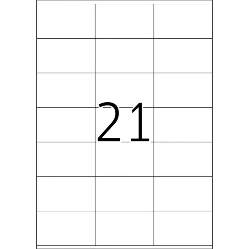 Etikety HERMA Premium A4 70x42 mm biela papier matný 2100 ks
