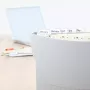 HERMA etikety so záložkami A4 45,7x16,9 mm biela Movables 1600 ks