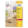 Samolepiaca etiketa Avery L6006-25 zaoblený obdĺžnik odnímateľná žltá