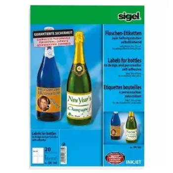 Samolepiace etikety Sigel DE160