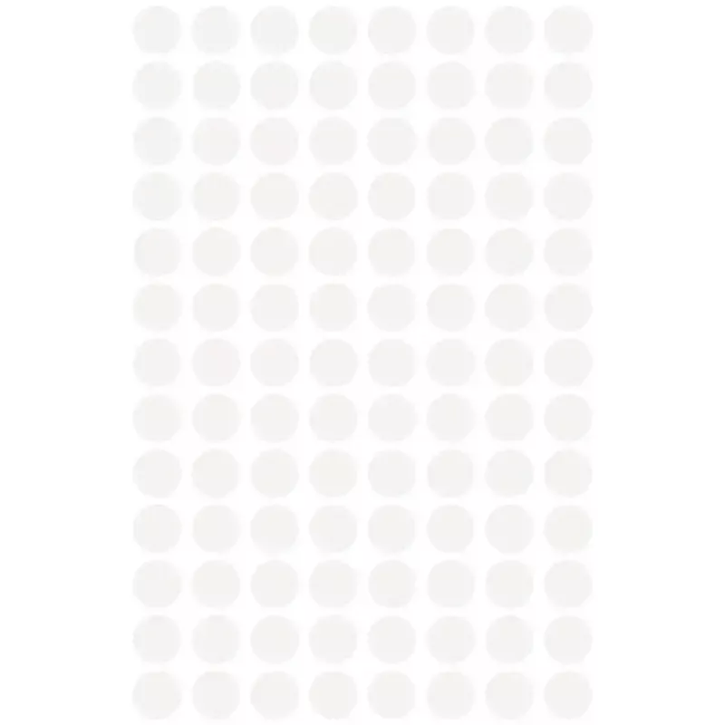 Etikety Avery Zweckform farebné kódovacie bodky biele, okrúhle permanentne lepiace, 8 mm, 416 ks
