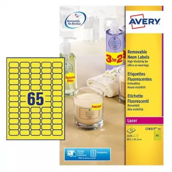 Mini Label Laser Avery L7651 žltá