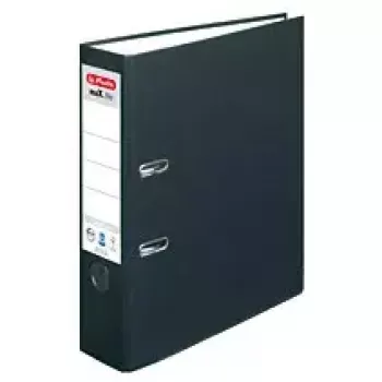 Krúžkový blok Herlitz 10841369 A4 čierny