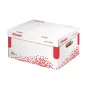 Archivačný box Esselte Speedbox FSC® A4, červený, biely, A4, 290 g, 252 x 355 x 193 mm
