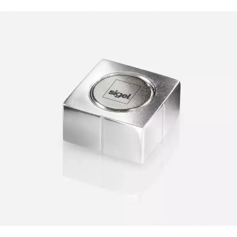 Magnet na chladničku Sigel C10 hliník strieborná 1 ks