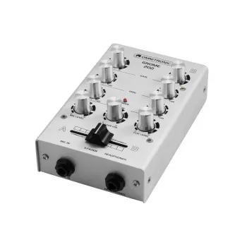 Audio mixér Omnitronic 10006881 2 kanály 20 - 20000 Hz strieborná