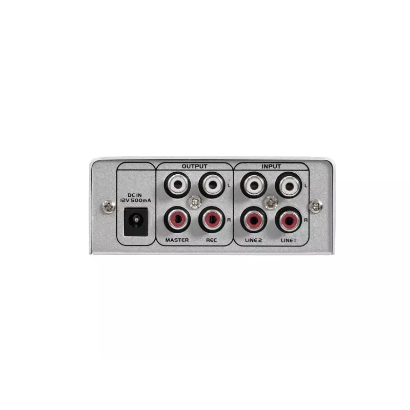 Audio mixér Omnitronic 10006881 2 kanály 20 - 20000 Hz strieborná