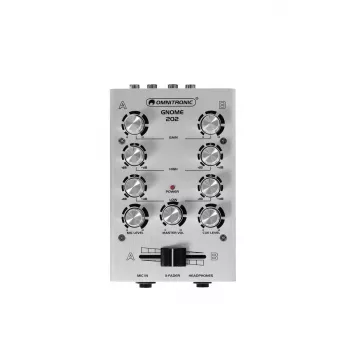 Audio mixér Omnitronic 10006881 2 kanály 20 - 20000 Hz strieborná