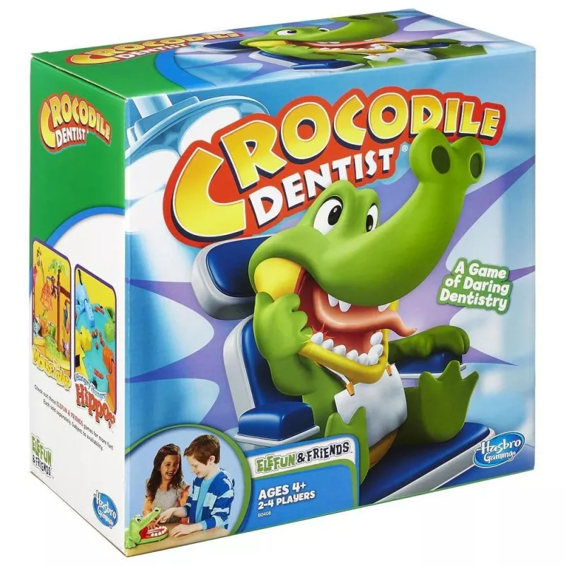 Hasbro KROKODÍL ZUBNÝ LEKÁR Spoločenská hra pre rodinu