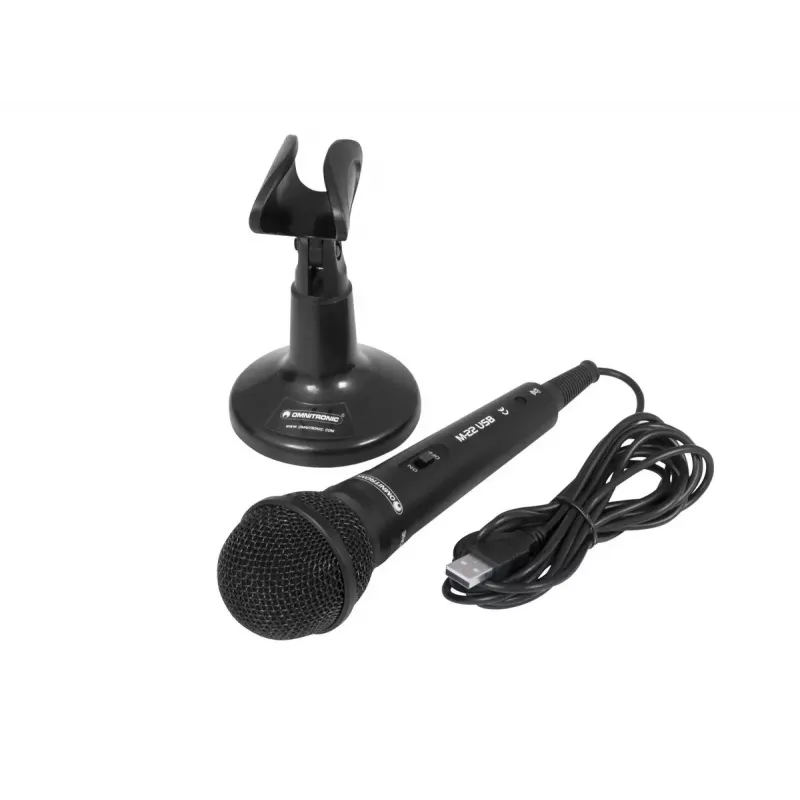 Štúdiový mikrofón Omnitronic 13000419 čierny
