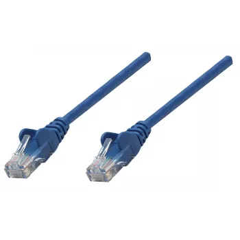 Intellinet sieťový patch kábel, Cat6A, 0,25 m, modrá, meď, S/FTP, LSOH/LSZH, PVC, RJ45, pozlátené kontakty, bez západky, s priechodkou, doživotná záruka