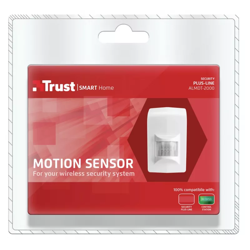 Trust ALMDT-2000 bezdrôtový nástenný detektor pohybu biely