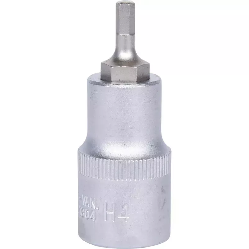 KS Tools 911.1304 bitová nástrčná hlavica 1/2 palca, šesťhranná, krátka, 4 mm