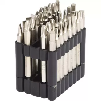 Sada skrutkovacích bitov KS Tools 911.7550 — 32 ks, nikel, 75 mm, 1/4 inch (25,4/4 mm) šesťhranná stopka
