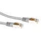 ACT sivý 0,5 metra F/UTP CAT5E patch kábel s RJ45 konektormi