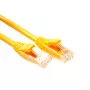 ACT žltá 1 meter U/UTP CAT6 patch kábel komponentová úroveň s RJ45 konektormi