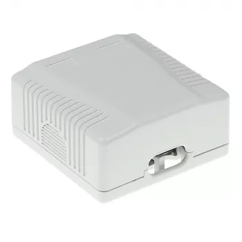 Nadomontážna tienená prípojná zásuvka ACT FA7004, 2-port CAT6A