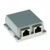 Nadomontážna tienená prípojná zásuvka ACT FA7004, 2-port CAT6A