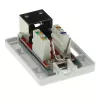 Nadomontážne tienené puzdro ACT FA7005 — 1-port, Cat6A