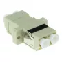 ACT optický LC duplex adaptér Multimode OM1/OM2 príruba, LC/LC, ivory, Multimode, keramika, OM1, 1 ks
