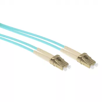 ACT 3 metre multimode 50/125 OM3 duplex pancierový optický patch kábel s LC konektormi