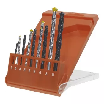 Sada vrtákov KWB 420400 9-dielna pre plast drevo kov